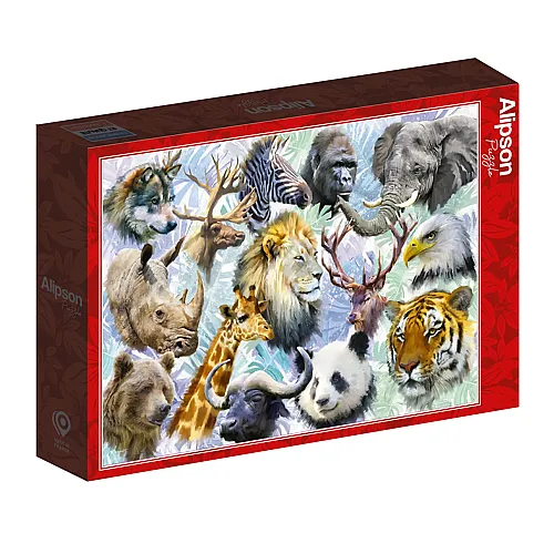 Alipson Puzzle Tierk�pfe (500Teile)