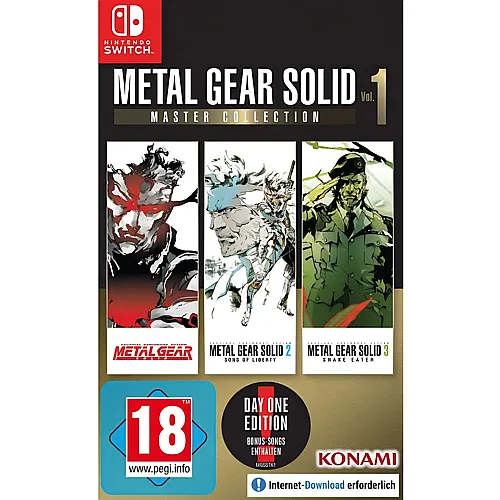 Metal Gear Solid Master Collection Vol.1 D1-Edition NSW D