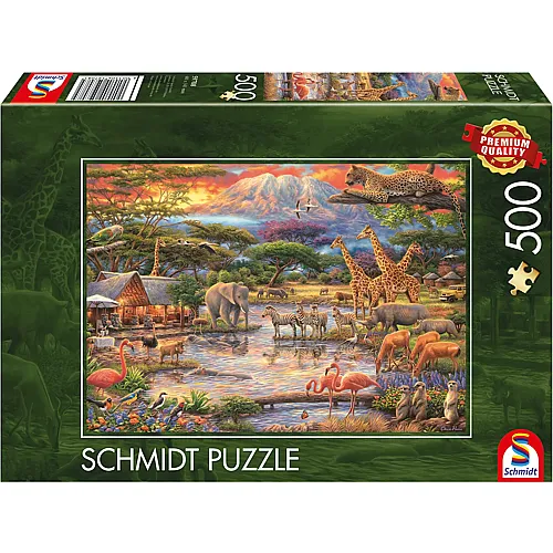Schmidt Puzzle Chuck Pinson Paradies am Kilimandscharo 500 Teile