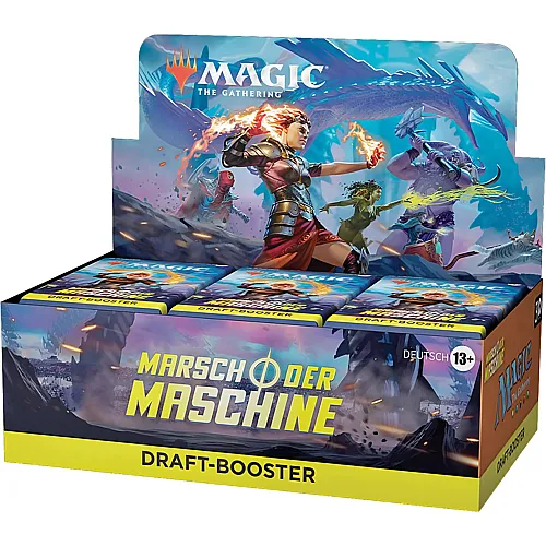 Magic The Gathering Marsch der Maschine Draft-Booster Display, 36 Booster - Deutsch