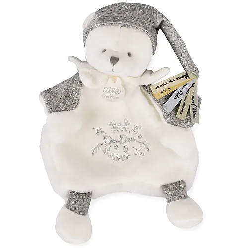 Doudou et Compagnie Schmusetuch silber 25cm