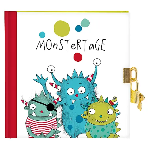 Goldbuch Tagebuch Monster