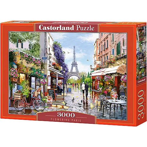 Castorland Puzzle Flowering, Paris (3000Teile)