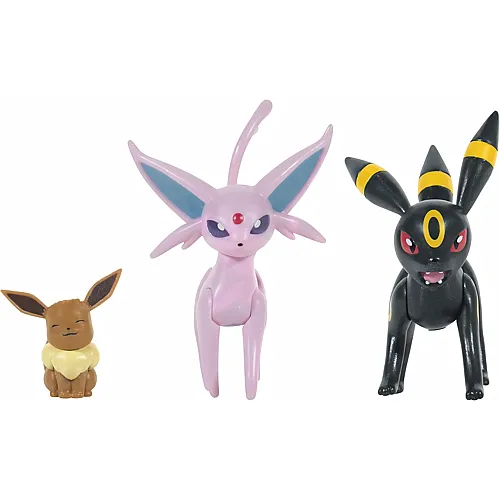 Jazwares Pok�mon Select Evolution Multipack (Eevee #2, Umbreon, Espeon)
