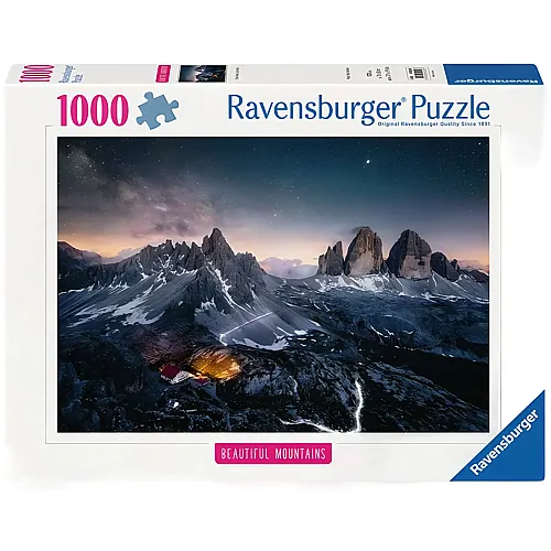 Ravensburger Puzzle Drei Zinnen, Dolomiten - 1000 Teile