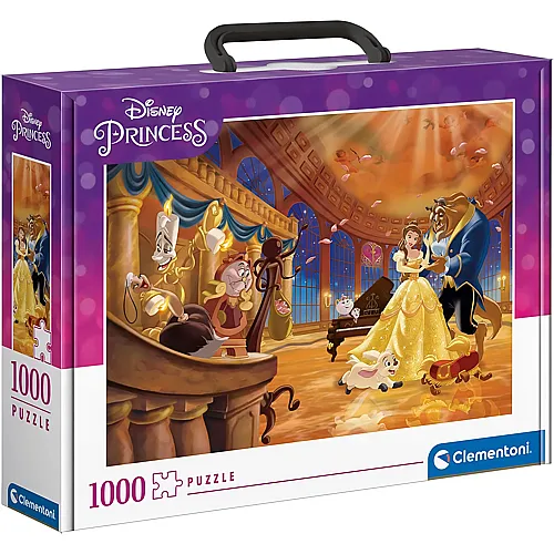 Clementoni Puzzle Disney Princess im Koffer - 1000 Teile
