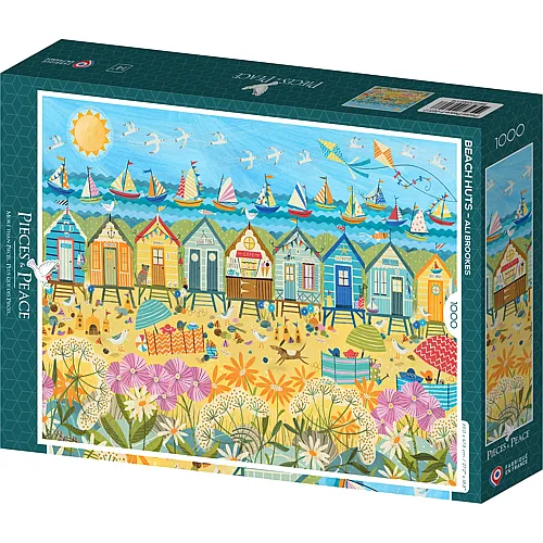 Pieces & Peace Puzzle Strandh�tten - 1000 Teile