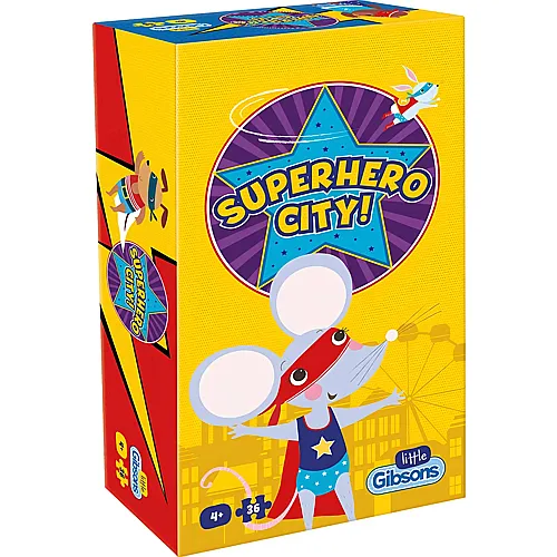 Gibsons Puzzle Superhero City - 36 Teile