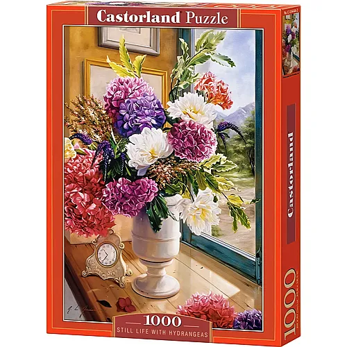 Castorland Puzzle Stillleben mit Hortensien - 1000 Teile