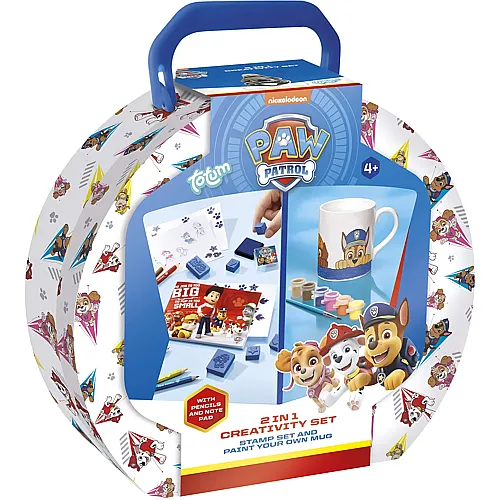 Totum Paw Patrol 2in1 Geschenkbox Tasse & Stempel-Set