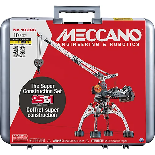 Meccano 25in1 Super Construction Case