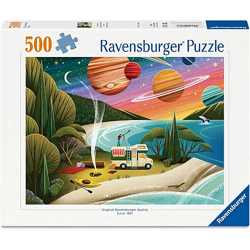 Ravensburger Puzzle Camping unter dem Kosmos - 500 Teile