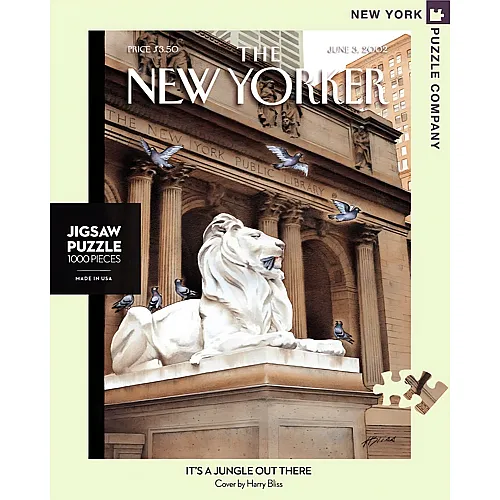 New York Puzzle Company The New Yorker - It's a Jungle Out There - 1000 Teile