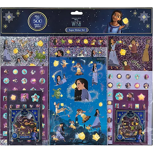 Stickerset Wish 500Teile
