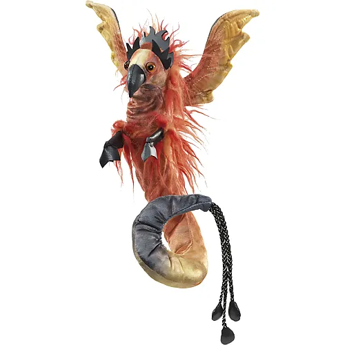 Folkmanis Fingerpuppe Feuervogel-Armband - 51 cm