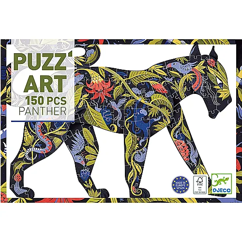 Djeco Puzzle Puzz'Art Panter (150Teile)