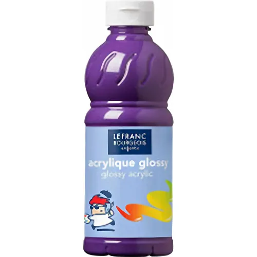 Lefranc Bourgeois Lfb Glossy Acrylfarbe 500ml Flasche - Violett