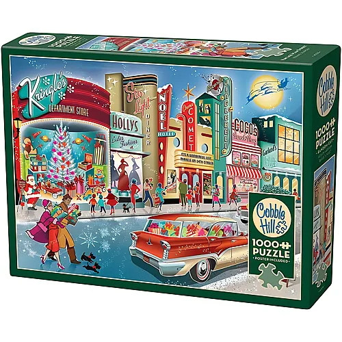 Cobble Hill Puzzle Vintage Weichnachts-Shopping (1000Teile)