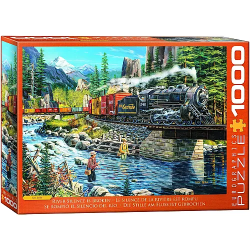 Eurographics Puzzle Die Stille am Fluss ist gebrochen (1000Teile)