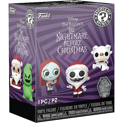 Funko Mystery Mini - Disney The Nightmare Before Christmas 30th - 1 of 12 to Collect - Styles Vary- Vinyl-Sammelfigur