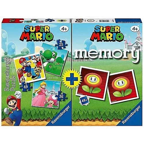 Puzzles + Memory - Super Mario 25Teile