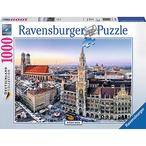 Ravensburger Puzzle Blick auf Mnchen (1000Teile)