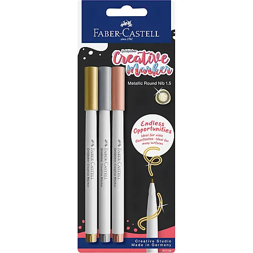 Creative Marker Metallic 3Teile