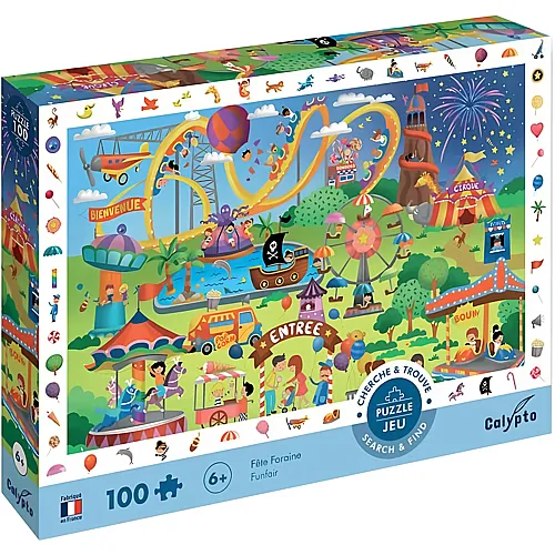 Calypto Jahrmarkt mit samtiger Oberfläche - 100 Teile
