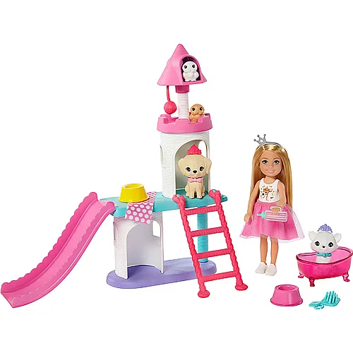 Barbie Prinzessinnen Abenteuer Chelsea Haustier Spielset