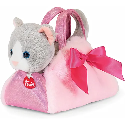 Trudi Katze Pink Fashion Bag Pl�sch, Geschenkidee | 15x20x11zm Gr�sse XS | Fashion Pets | Modell