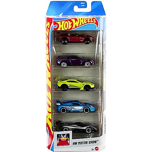 Hot Wheels 5er Geschenkset HW Motor Show - 1:64