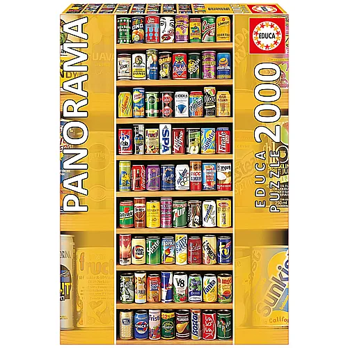 Educa Puzzle Panorama Soft Cans (2000Teile)