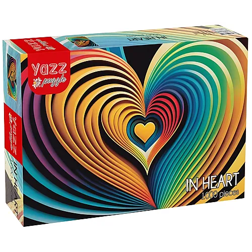 Yazz Puzzle In Heart - 1000 Teile