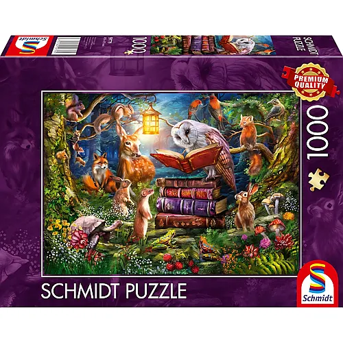 Schmidt Puzzle Waldgeschichten zur Nacht (1000Teile)