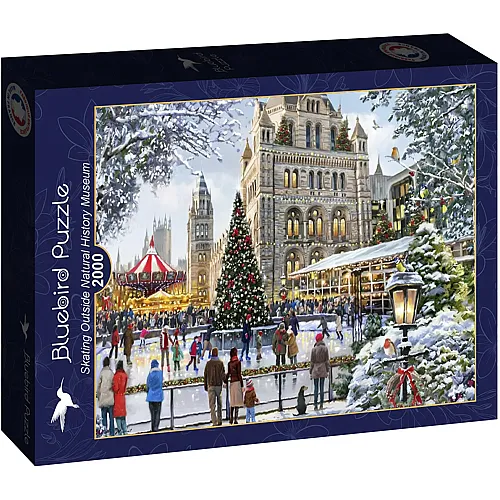 Bluebird Puzzle Skating Outside Natural History Museum (2000Teile)