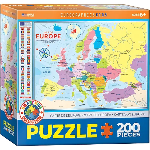 Karte von Europa 200Teile