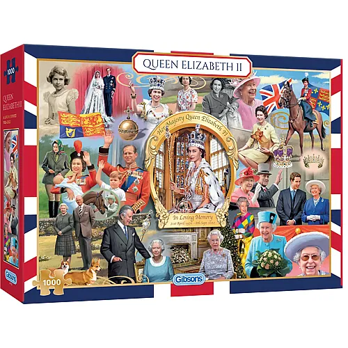 Gibsons Puzzle Queen Elizabeth II - 1000 Teile
