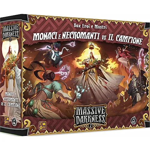 Fantasy Flight Games Massive Darkness 2 Monaci E Necromanti VS IL Campione (it)