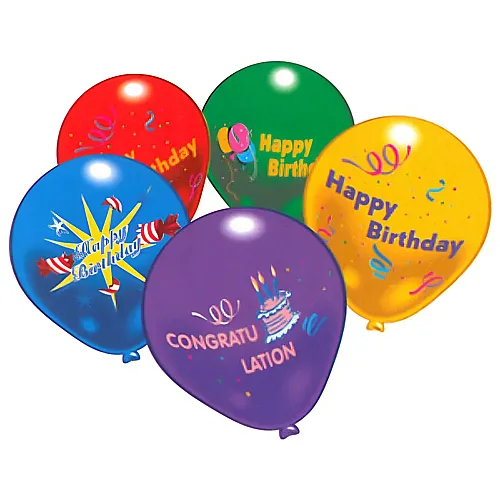 Amscan Ballone Happy Birthday (10Teile)