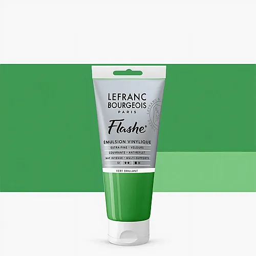 Lefranc Bourgeois Lfb Flashe Acryl 80ml Tube Brillantgr�n