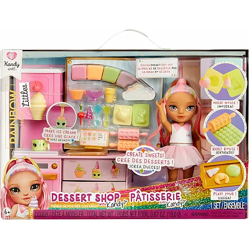 MGA Rainbow High Littles Dessert Shop mit Kandy