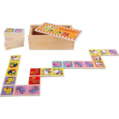 small foot Domino Zootiere - 28 Teile