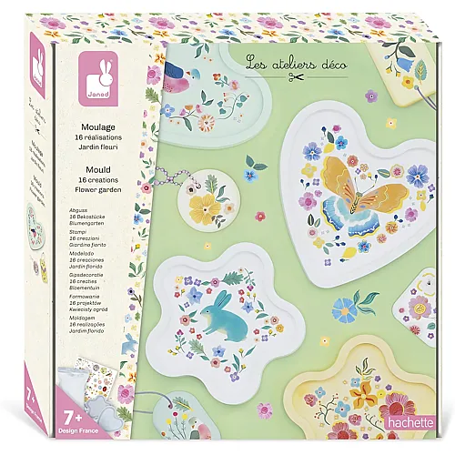 Janod Dekost�cke Flower Garden - 16 Teile