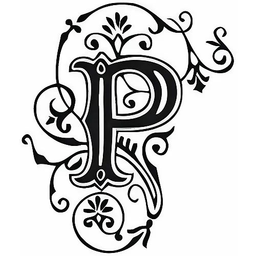 Aladine Stempel Alphabet P