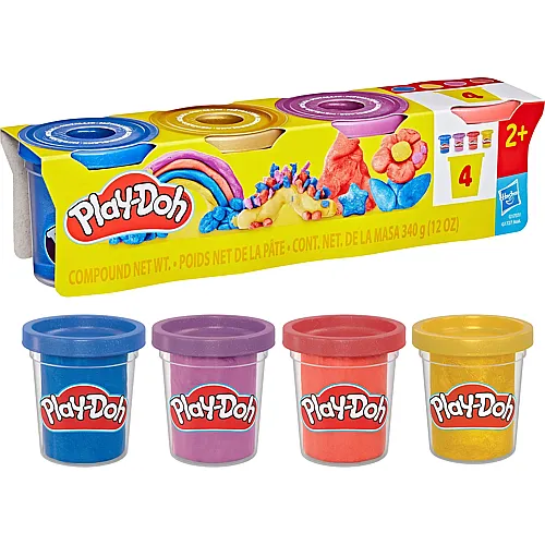 Play-Doh 4er Pack Metallic