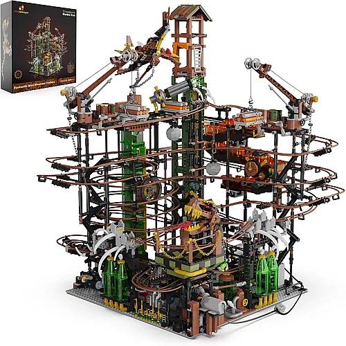 JMBricklayer Motorisierte Steampunk-Murmelbahn 70003