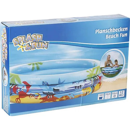 Splash & Fun Planschbecken Beach Fun 120cm