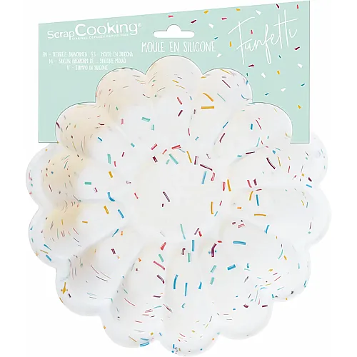 ScrapCooking Silikonform Charlotte - Funfetti