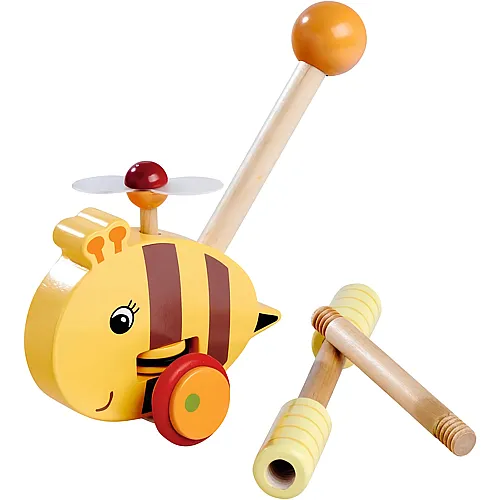 Schiebefigur Biene mit beweglichem Fl�gel