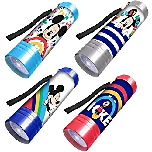Kids Licensing Disney Mickey Mouse - Taschenlampe LED im Display 4 verschiedene Designs